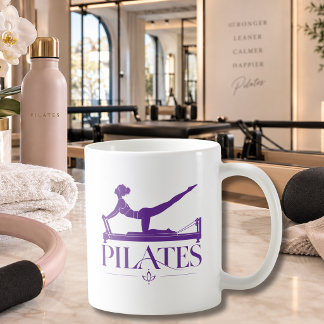 Pilates Reformer Lila Kaffemugg