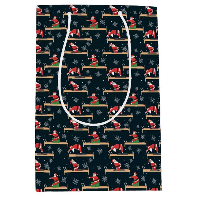 Pilates Reformer Santa Seamless Christmas Patterns (Framsidan)