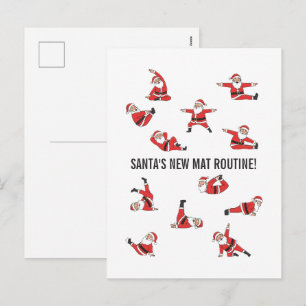 Pilates Santa Reformer Jul Helg Vykort