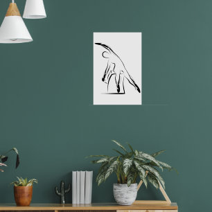 Pilates Sjöjungfru Pose - Wunda Ordförande Poster