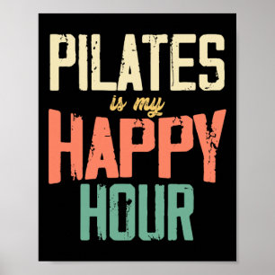Pilates Sport Fitness Träningsövningar Workout I Poster