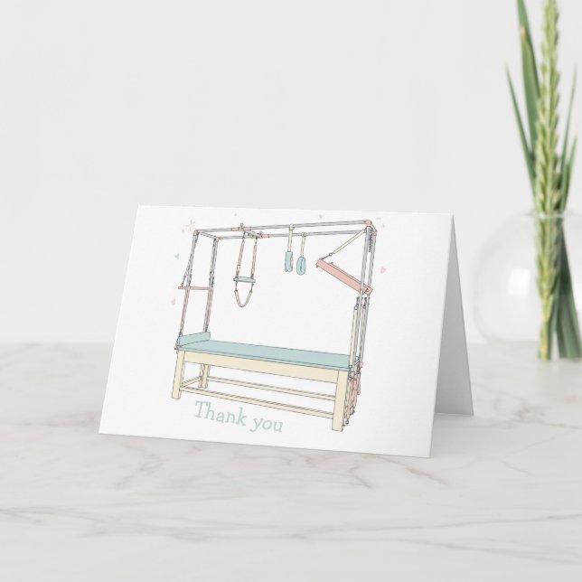 Pilates Tower Cadillac Thank you Kort (Framsida)