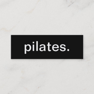 Pilates visitkort
