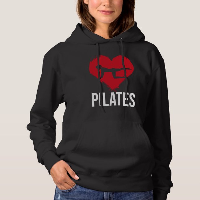 Pilates  Workout Physical Activity Pilates Teacher T Shirt (Framsida)