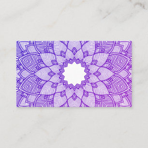 Pilates Yoga Instructor Teacher Mandala Visitkort