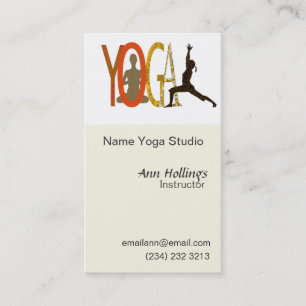 Pilates Yoga Visitkort