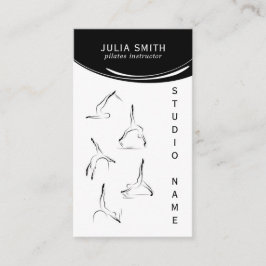 Pilatinstruktör Visitkort