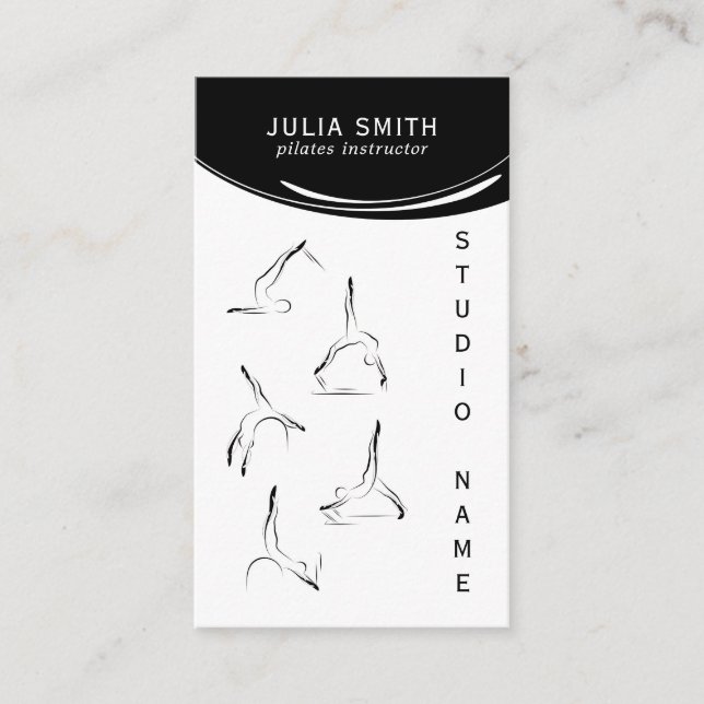 Pilatinstruktör Visitkort (Framsida)