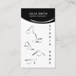 Pilatinstruktör Visitkort