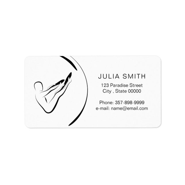 Pilatobjekt Adressetikett (Framsidan)