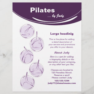 Pilatstudion Reklamblad