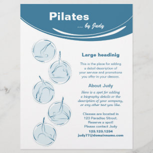 Pilatstudion Reklamblad
