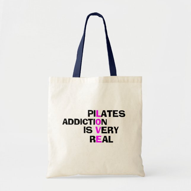 Pilatus Addiction - Funny Tote Bag Tygkasse (Framsidan)