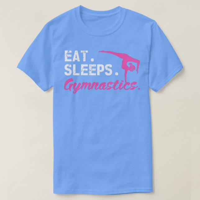 Pilatus för sömngymnastiksport Gymnast Aerobics T Shirt (Design framsida)