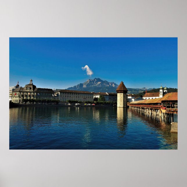 Pilatus och Lucerne Poster (Framsidan)