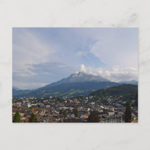 Pilatus över Luzern, Schweiz Vykort