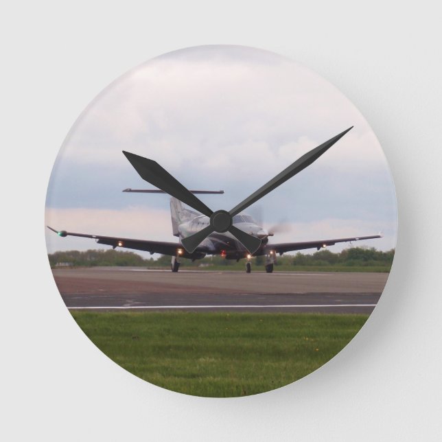 Pilatus PC 12 Rund Klocka (Framsida)