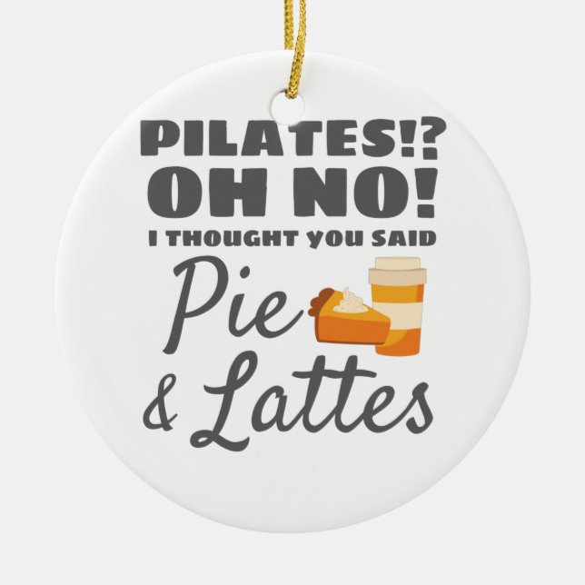 Pilatus Pilates trodde att Paj Lattes Julgransprydnad Keramik (Framsidan)