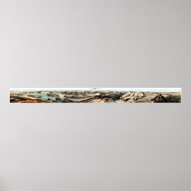 PILATUS Swiss Alps 360° Panorama Poster (Framsidan)