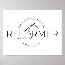 Pilatutbildare Pilot Reform ord Poster