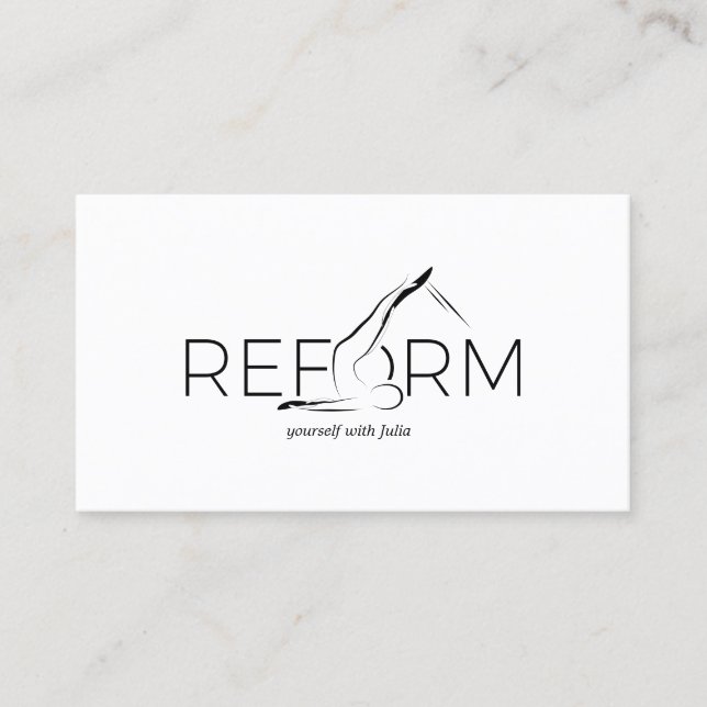 Pilatutbildare Pilotreformer Visitkort (Framsida)