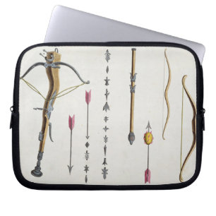 Pilbågar och pilar från det15th århundradet, laptop sleeve