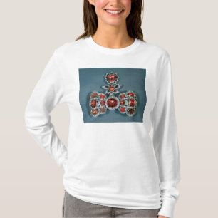 Pilbågebroschuppsättning med briljant t shirt