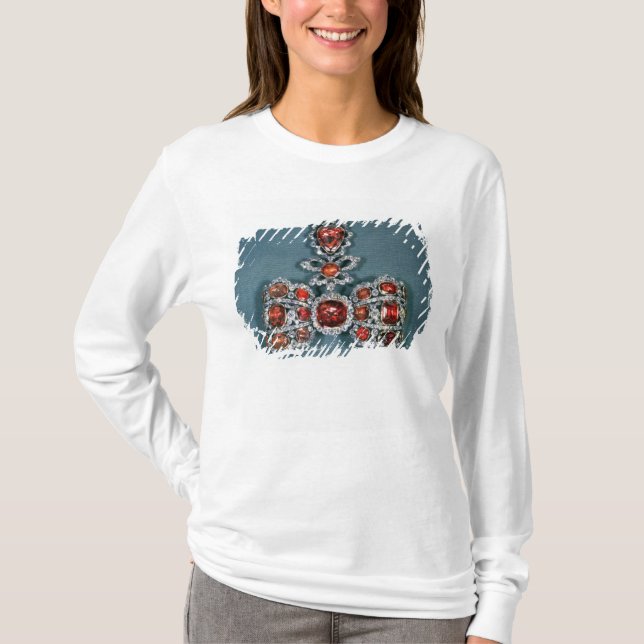 Pilbågebroschuppsättning med briljant tee shirt (Framsida)