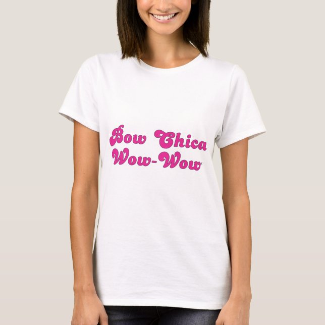 PilbågeChica Wow-Wow T Shirt (Framsida)