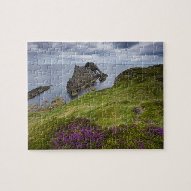 Pilbågelurendrejeristen, Portknockie, Skottland Pussel (Horisontell)