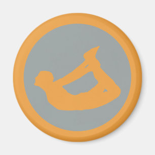 Pilbågen poserar Yoga Magnet