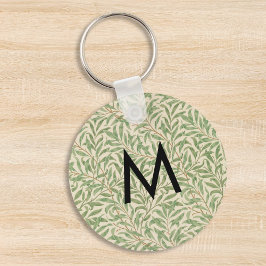 Pilblad Botaniska blad William Morris Monogram Nyckelring