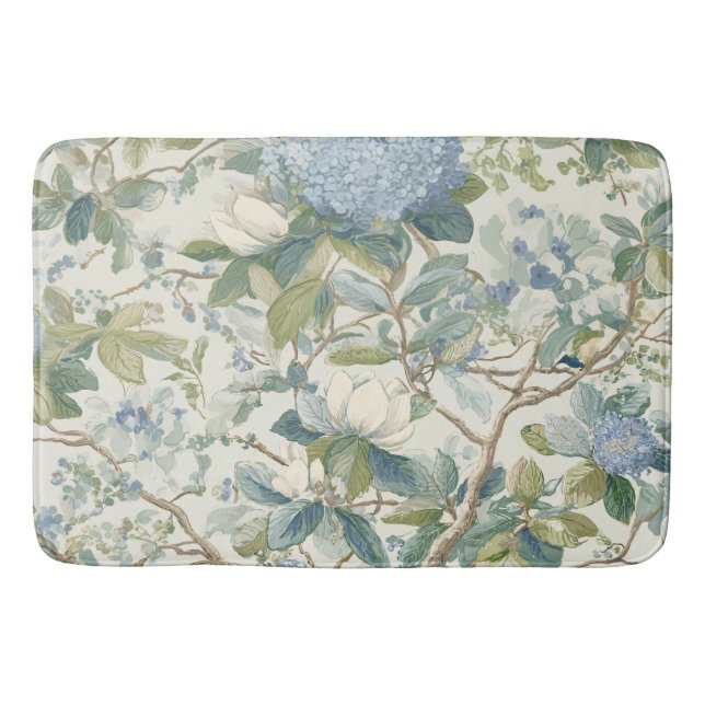 Pilblad Liten Magnolia Tapet Blommig Kust  Badrumsmatta (Framsidan)