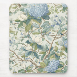 Pilblad Liten Magnolia Tapet Blommig Kust Musmatta