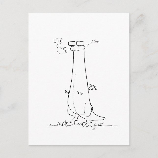 Pilchard Dragon Vykort (Framsida)