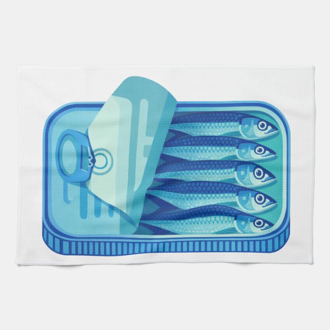Pilchards Design Kitchen Towel Kökshandduk (Horisontell)