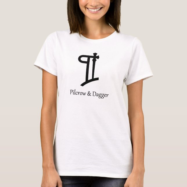 Pilcrow & dolkT-tröja Tee Shirt (Framsida)