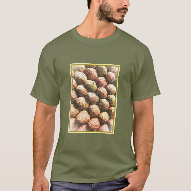 "Pile of Avocados" Cute Photo. Köp nu T Shirt (Framsida)