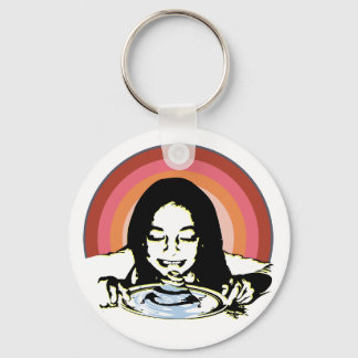 Pile of Pancakes Keychain Nyckelring