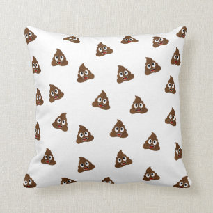 Pile of Poo emoji smiling poops Kudde