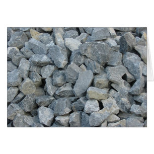 Pile of sten hälsningskort