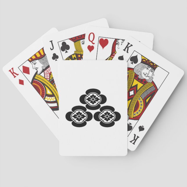 Pile of three mokkos playing cards casinokort (Baksidan)