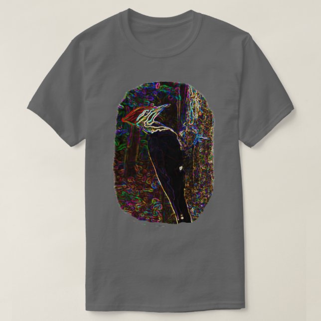 PILEAT WOODPECKER T SHIRT (Design framsida)