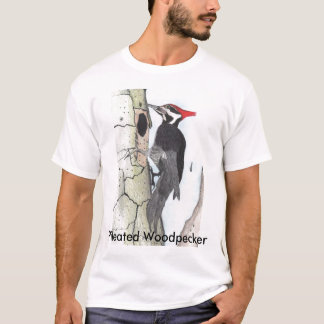 Pileated hackspett tee shirt