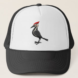Pileated hackspett truckerkeps