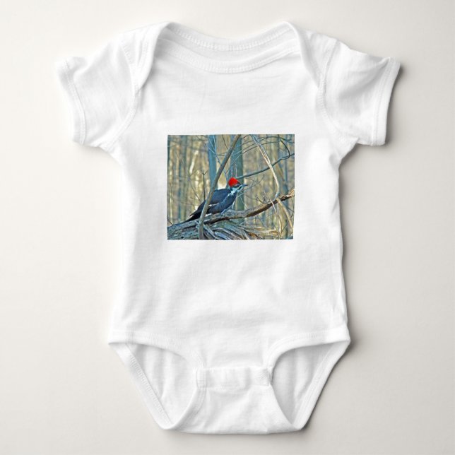 Pileated Woodpecker Coordinated Items T Shirt (Framsida)
