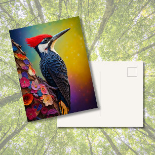 Pileated Woodpecker Postcard Vykort
