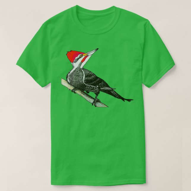 Pileated Woodpecker T Shirt (Design framsida)