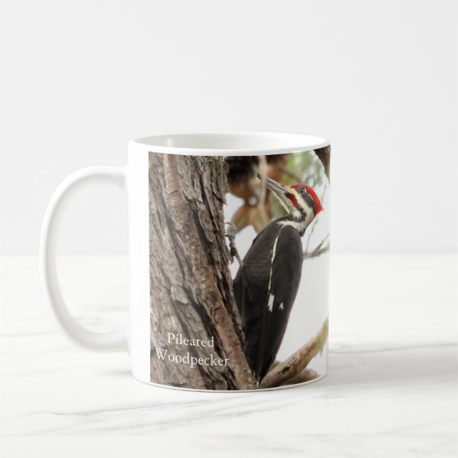 Pileed Woodpecker Mugg av BirdingCollectibles (Vänster)