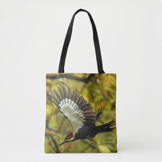 Pileed Woodpecker Tygkasse (Framsida)